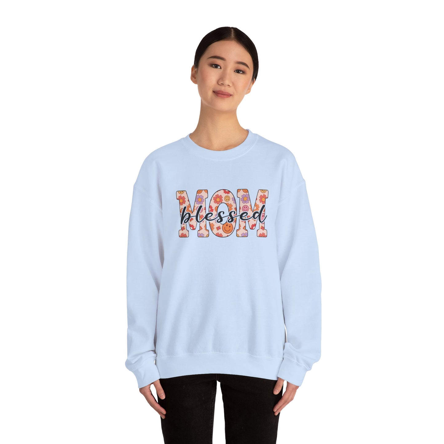 “Blessed Mom” Crewneck Sweatshirt