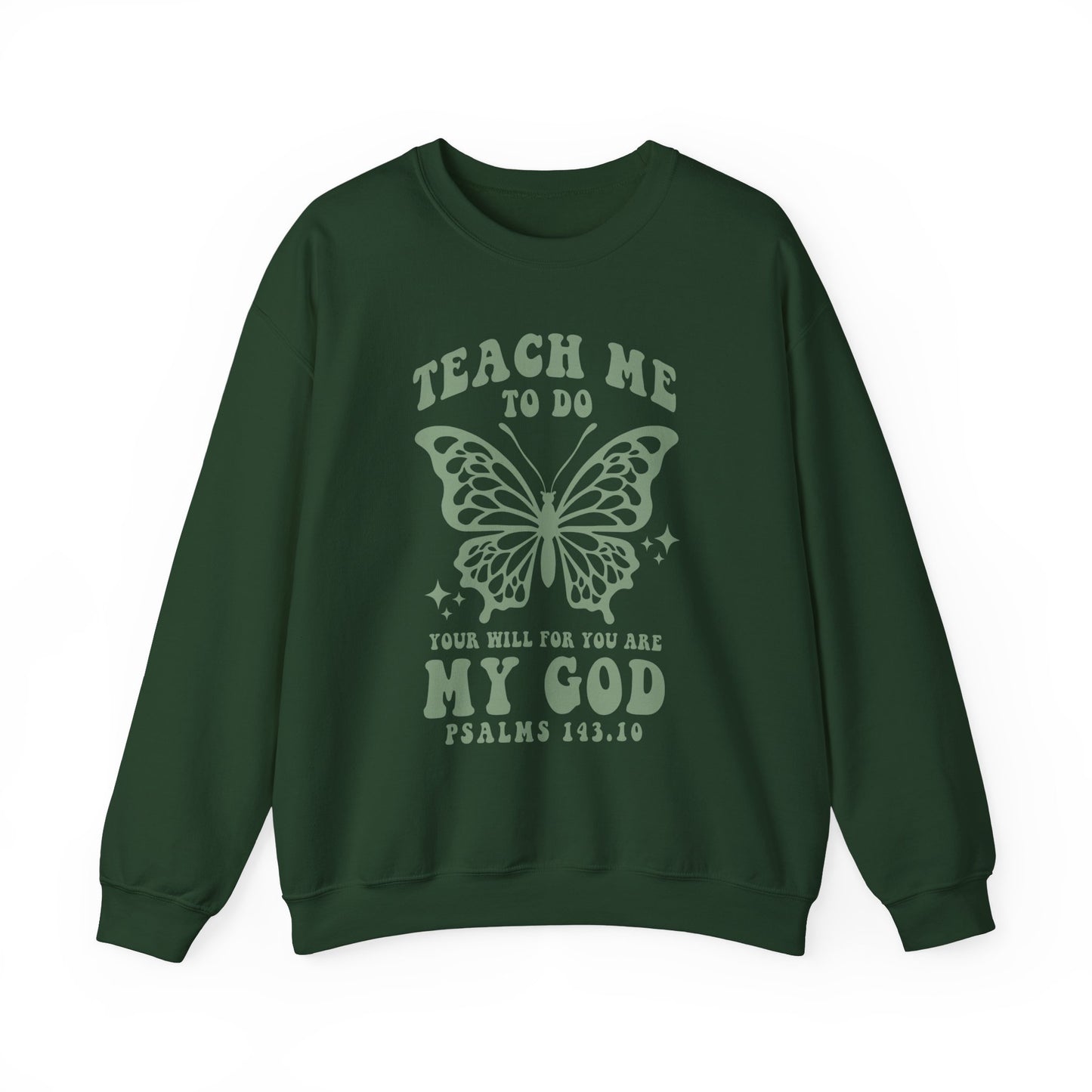 “Psalms 143.10” Crewneck Sweatshirt