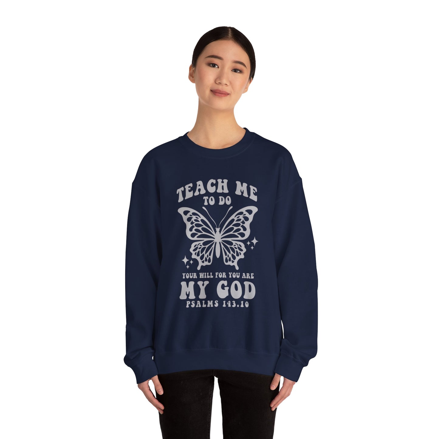 “Psalms 143.10” Crewneck Sweatshirt