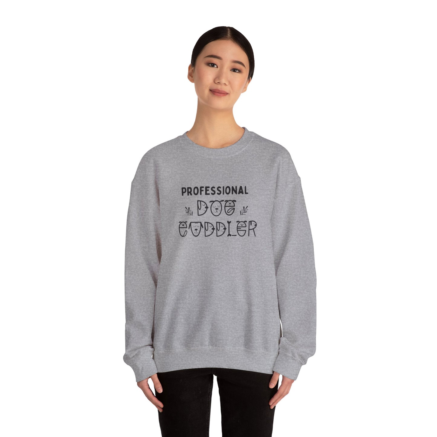 “Professional Dog Cuddler” Crewneck Sweatshirt