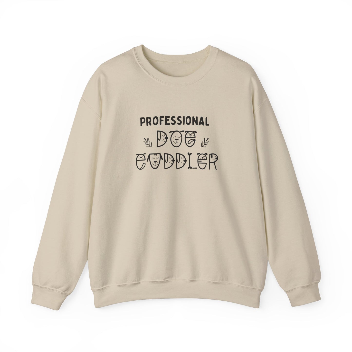 “Professional Dog Cuddler” Crewneck Sweatshirt