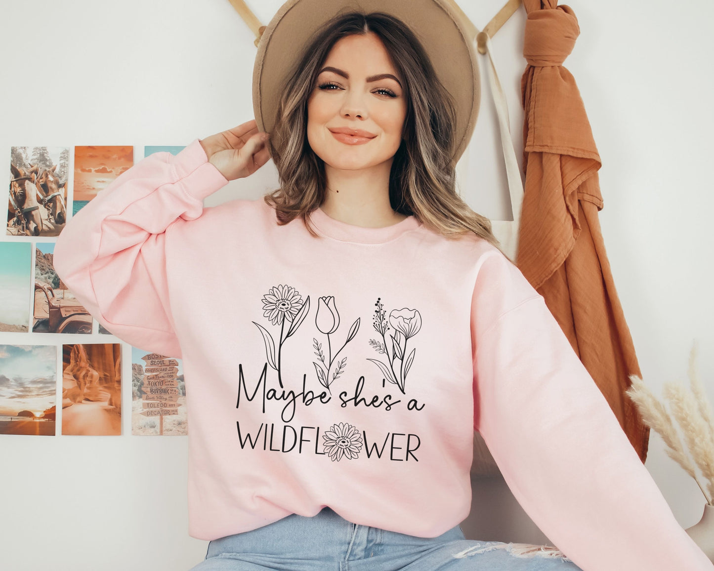 “Wildflower” Crewneck Sweatshirt