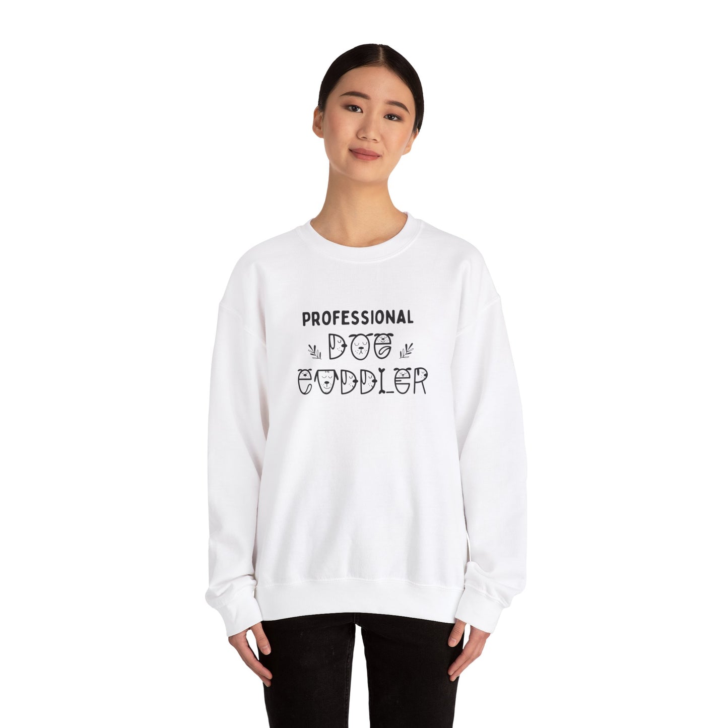 “Professional Dog Cuddler” Crewneck Sweatshirt