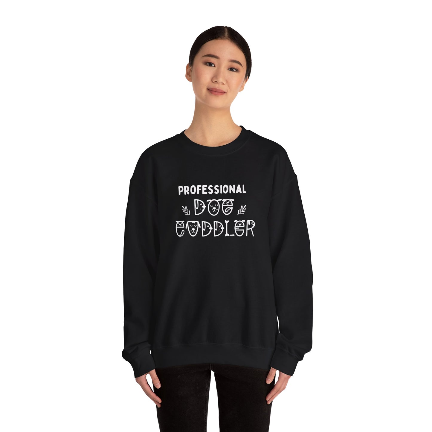 “Professional Dog Cuddler” Crewneck Sweatshirt