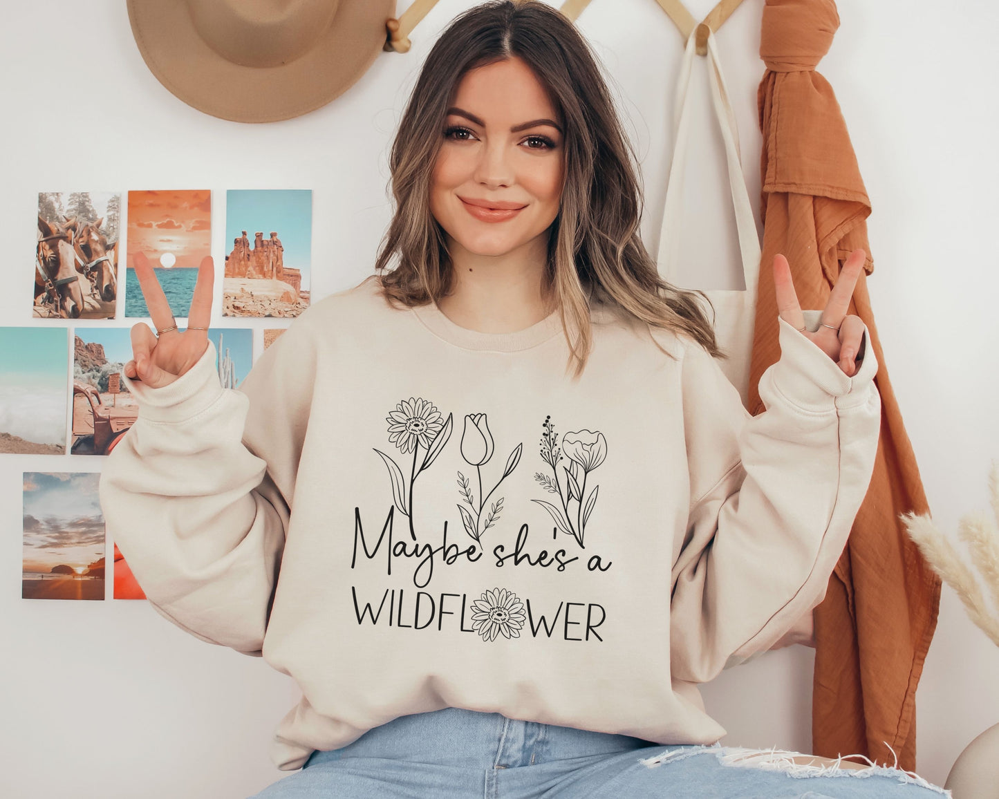 “Wildflower” Crewneck Sweatshirt