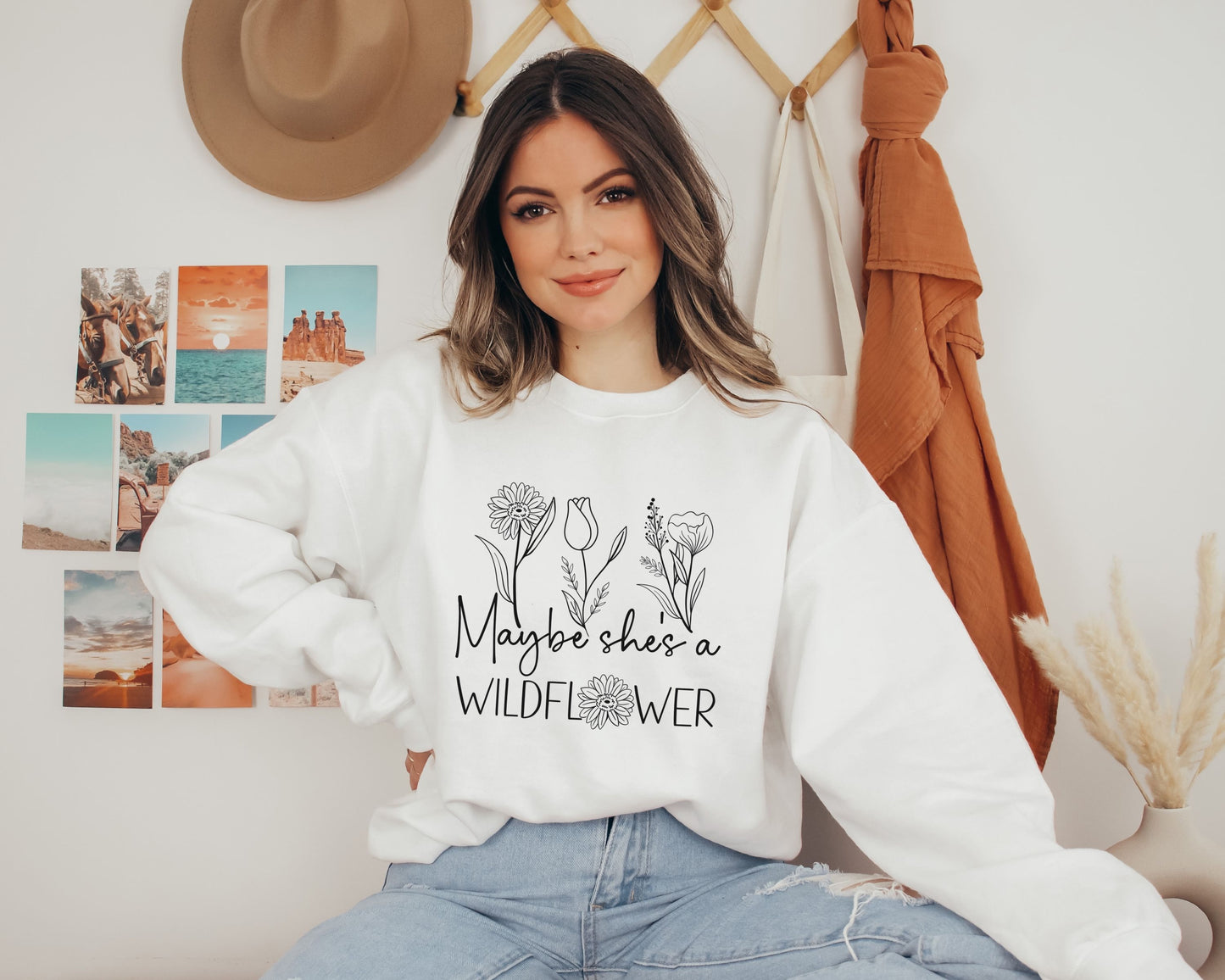 “Wildflower” Crewneck Sweatshirt