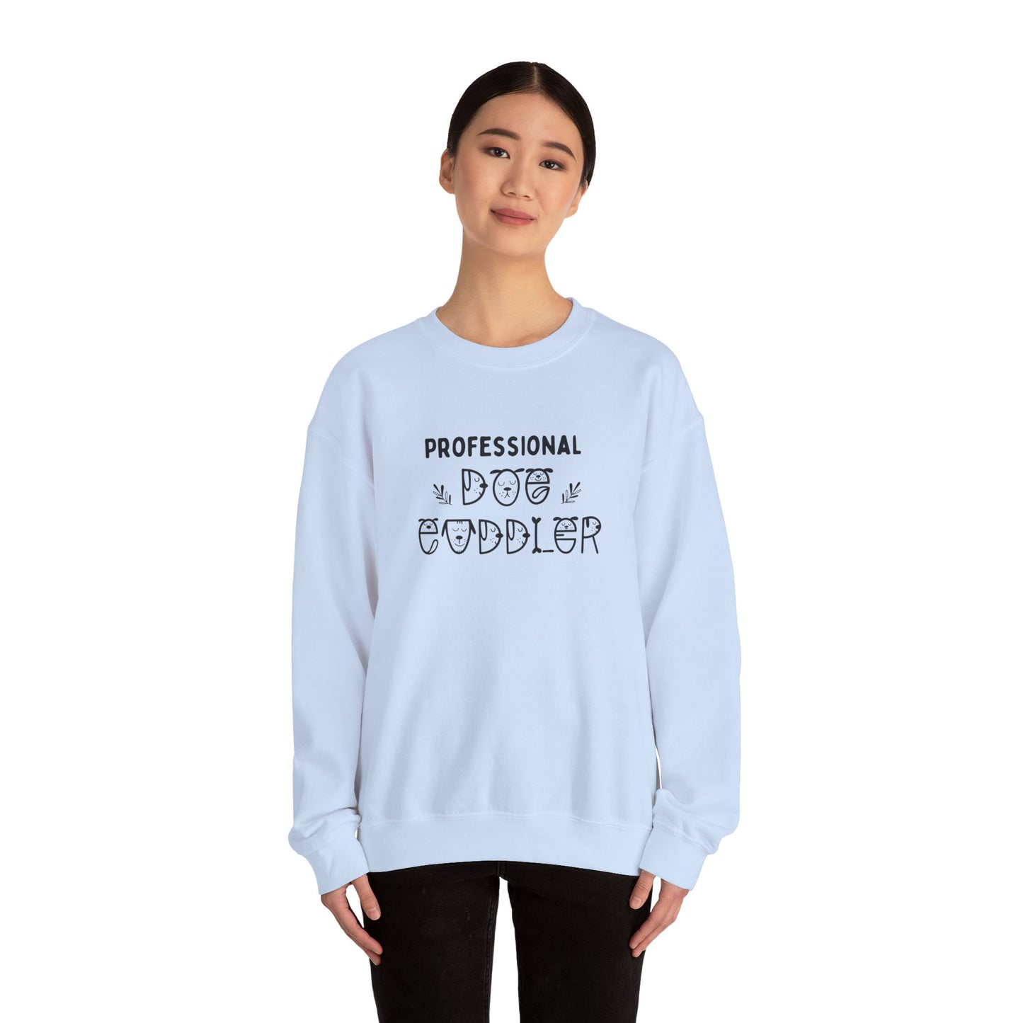 “Professional Dog Cuddler” Crewneck Sweatshirt