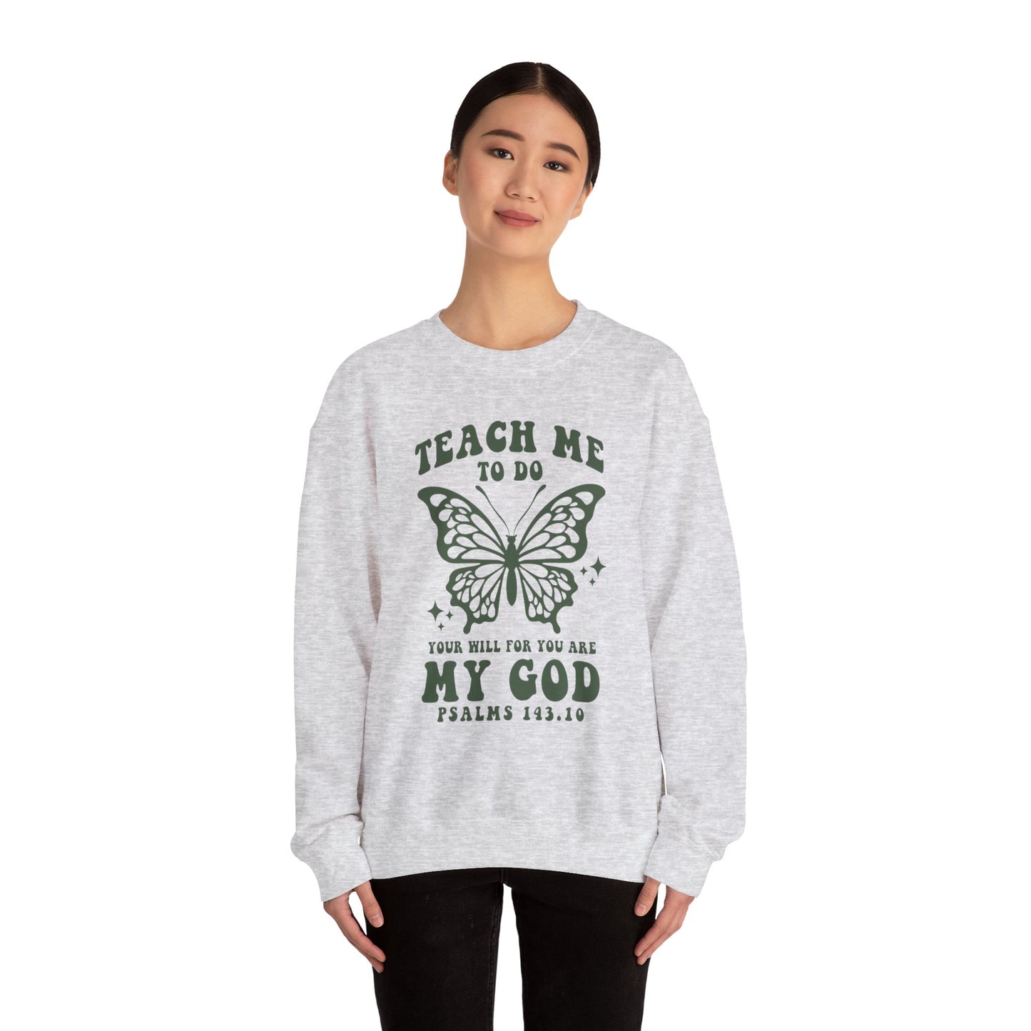 “Psalms 143.10” Crewneck Sweatshirt