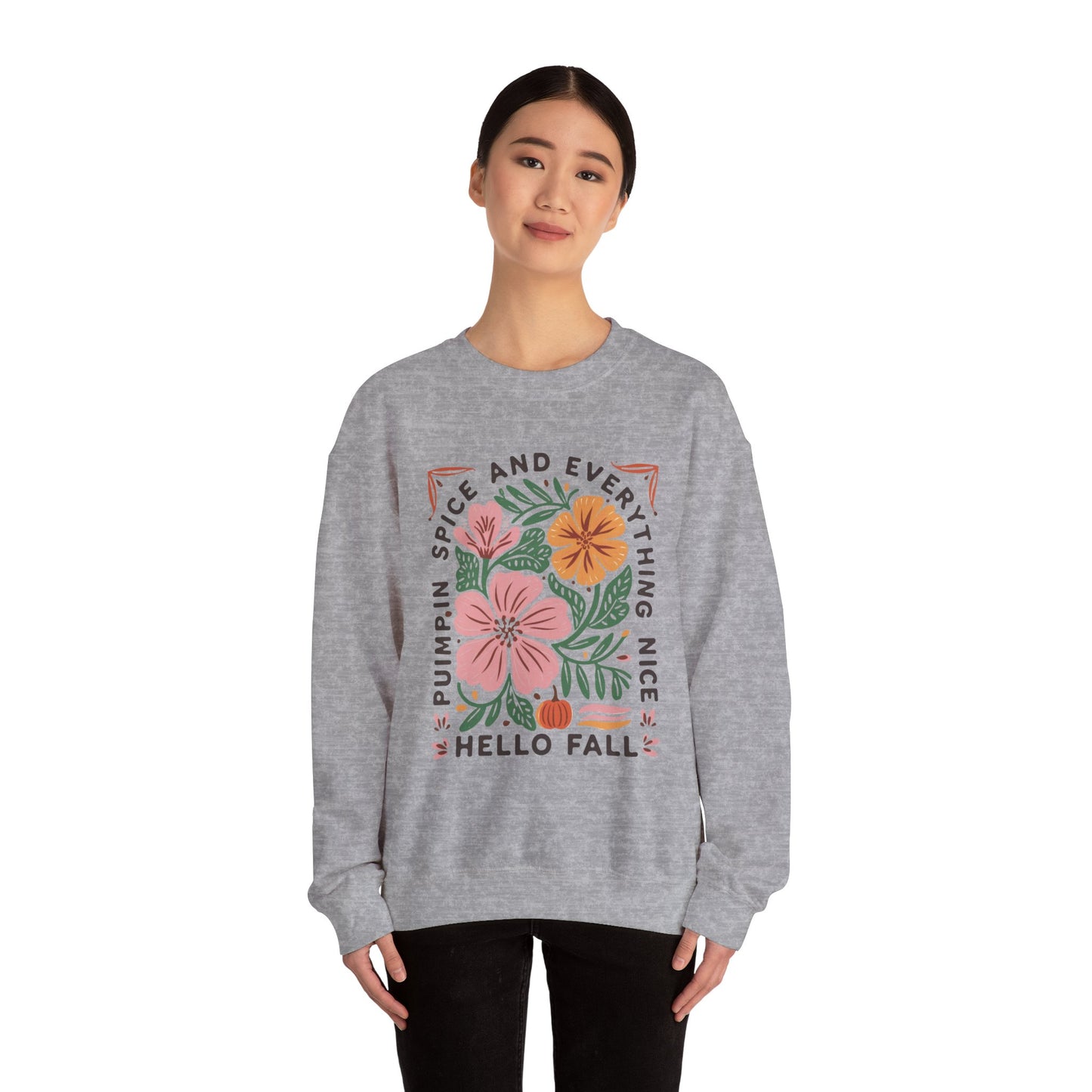 “Hello Fall” Crewneck Sweatshirt