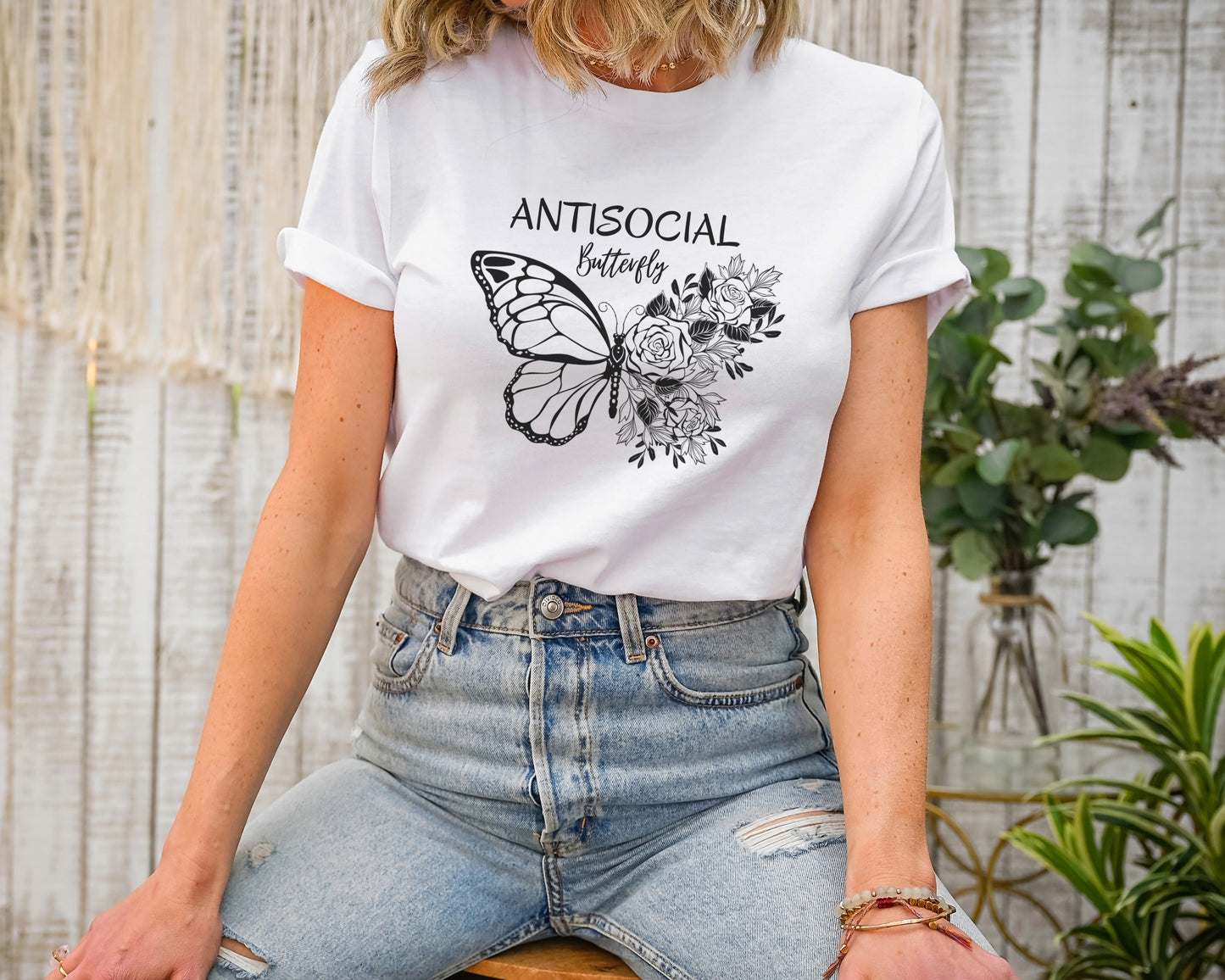 Antisocial Butterfly Unisex Tee