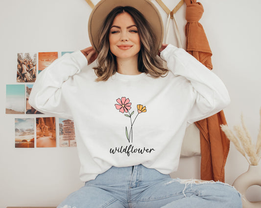 “Wildflower” Crewneck Sweatshirt