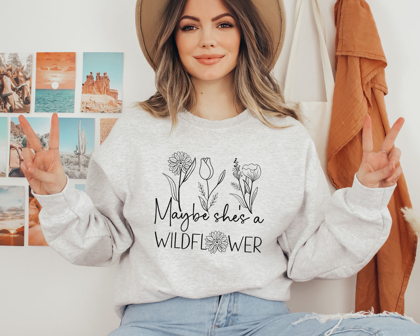 “Wildflower” Crewneck Sweatshirt