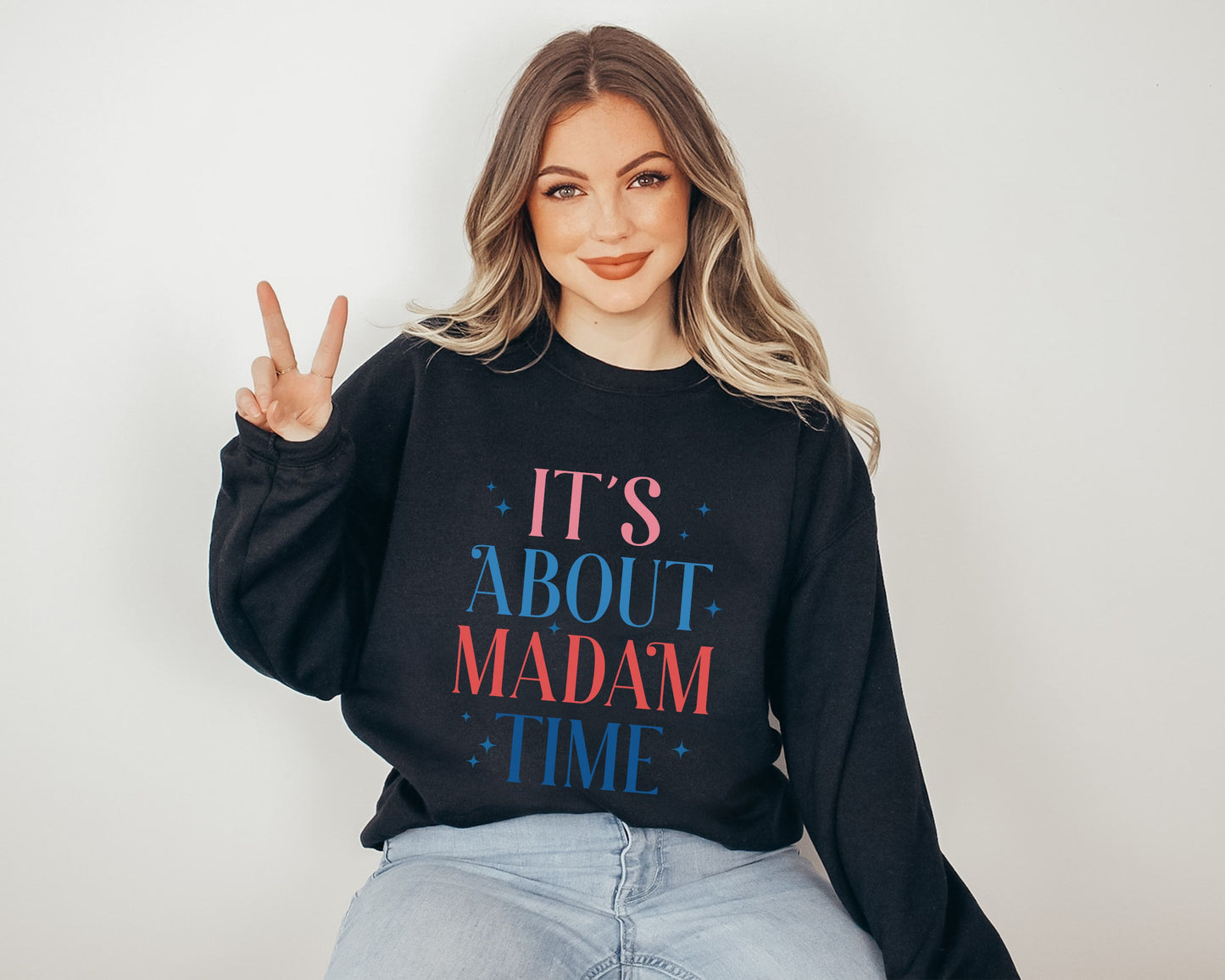 “It’s About Madam Time” Crewneck Sweatshirt