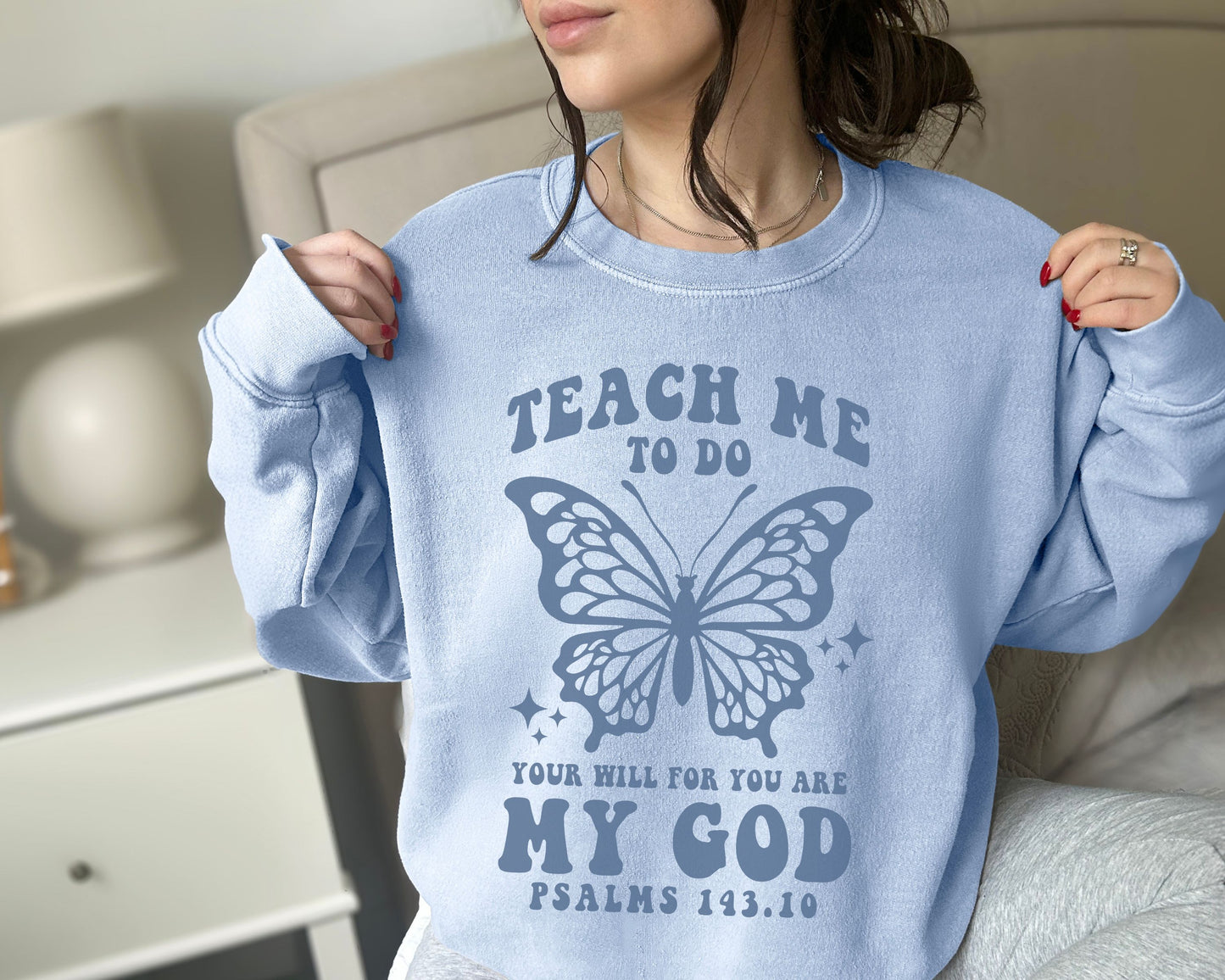 “Psalms 143.10” Crewneck Sweatshirt