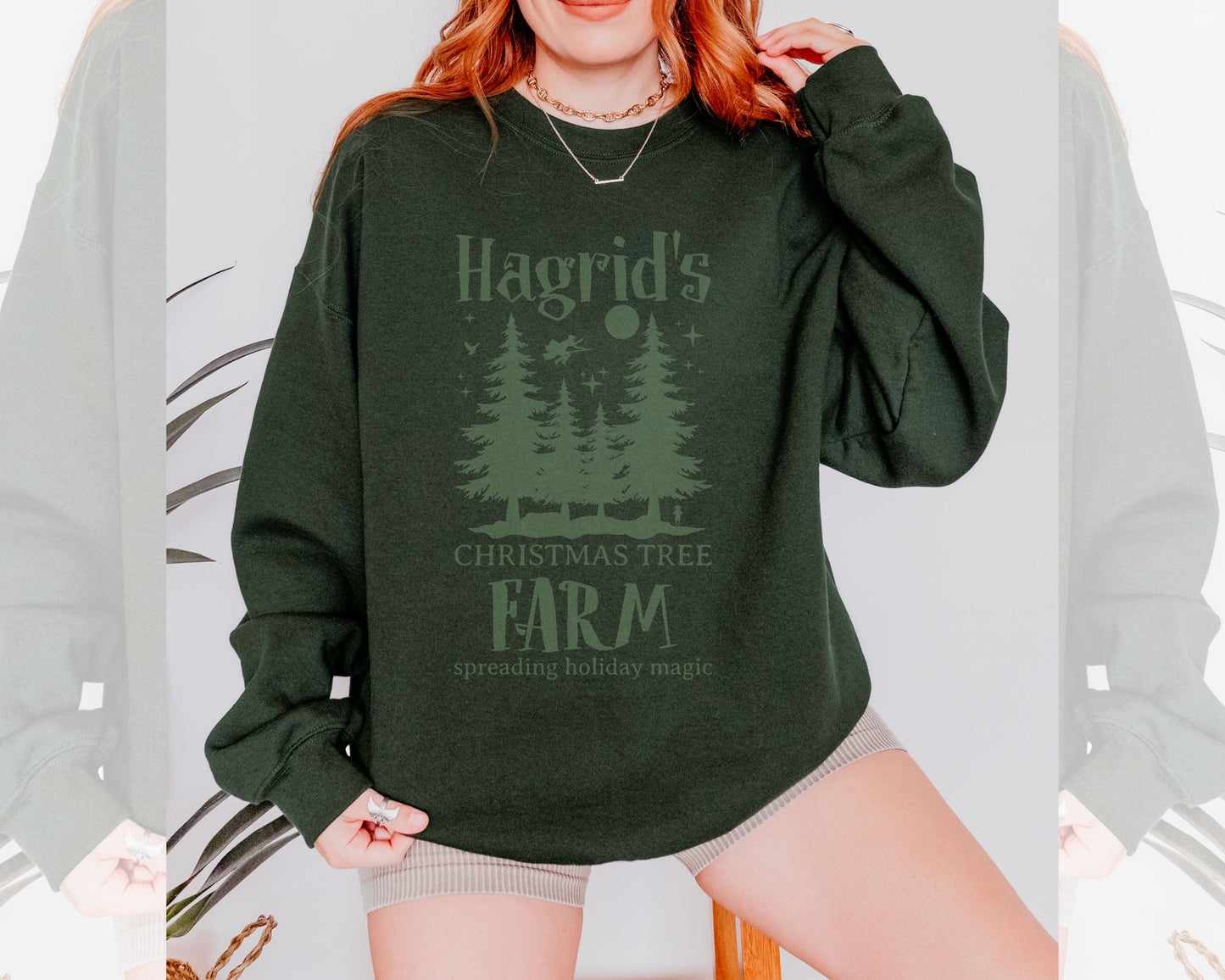 “Hagrid’s Christmas Tree Farm” Crewneck