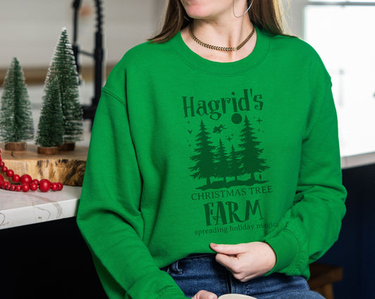 “Hagrid’s Christmas Tree Farm” Crewneck