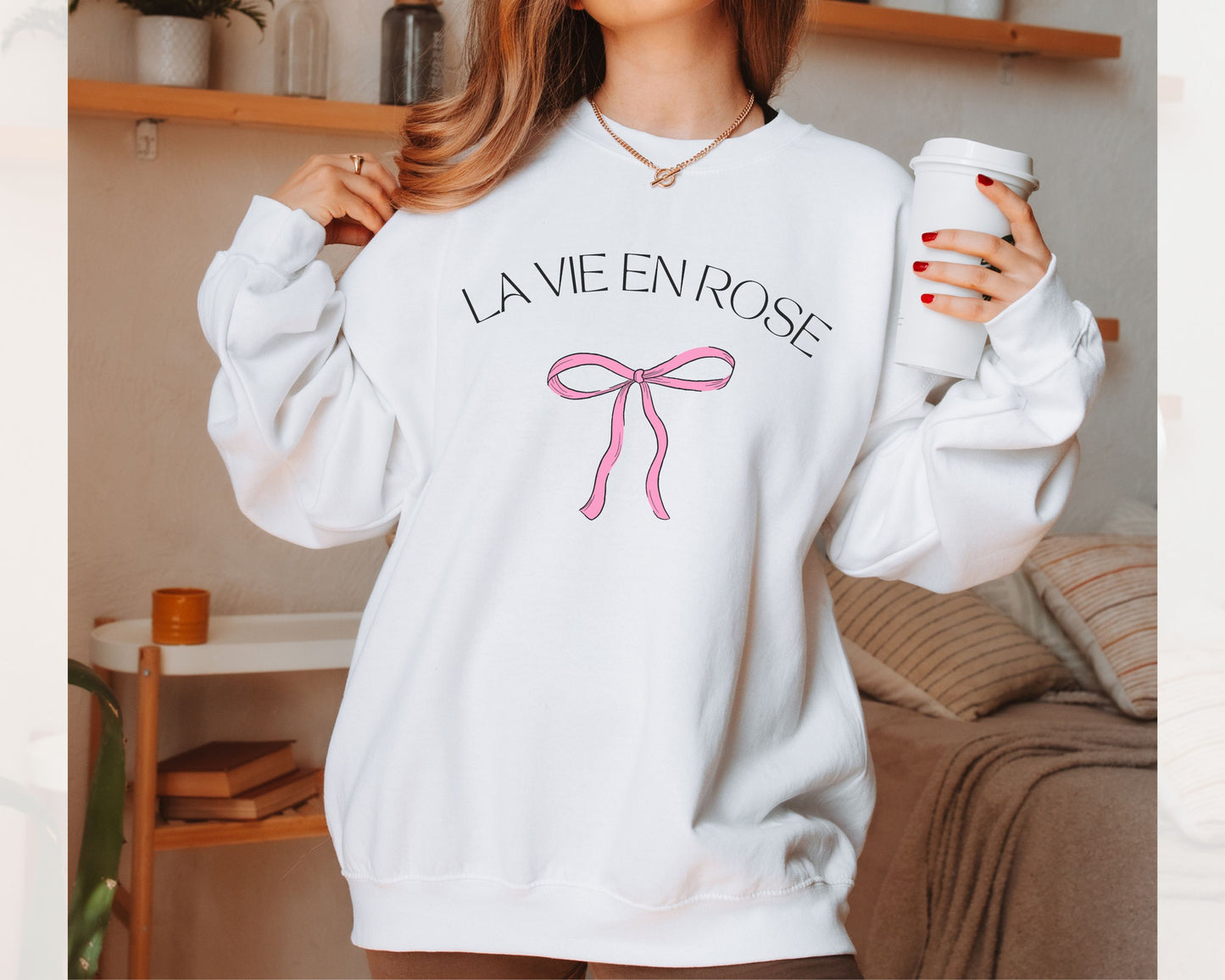 “La Vie En Rose” Crewneck