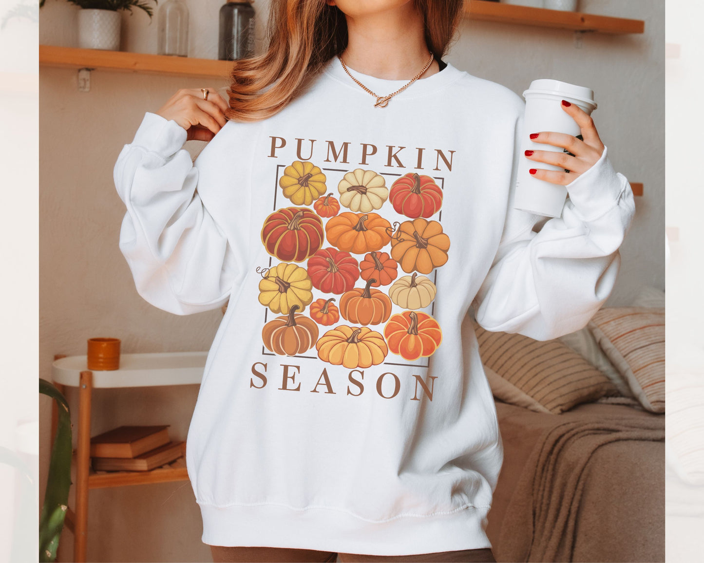 “Pumpkin Season” Crewneck Sweatshirt