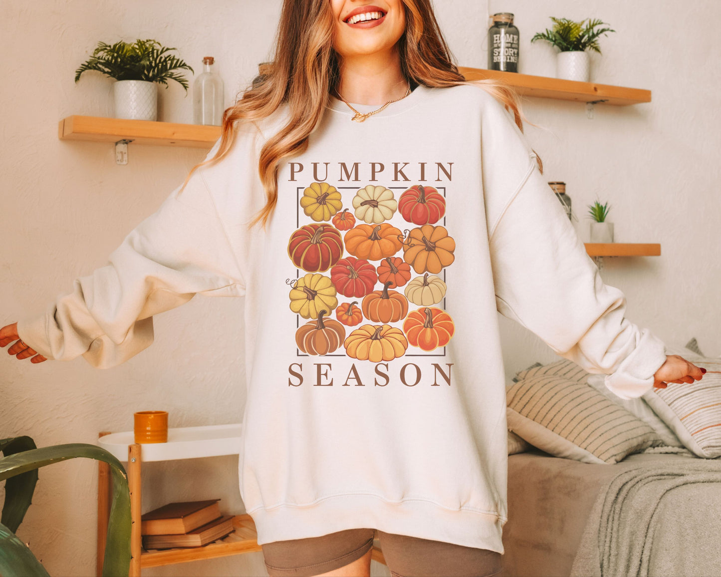 “Pumpkin Season” Crewneck Sweatshirt