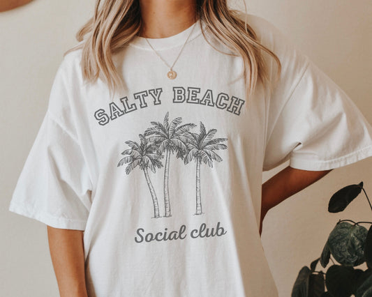 “Salty Beach Social Club” T-shirt