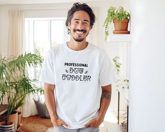 “Professional Dog Cuddler” Unisex Tee