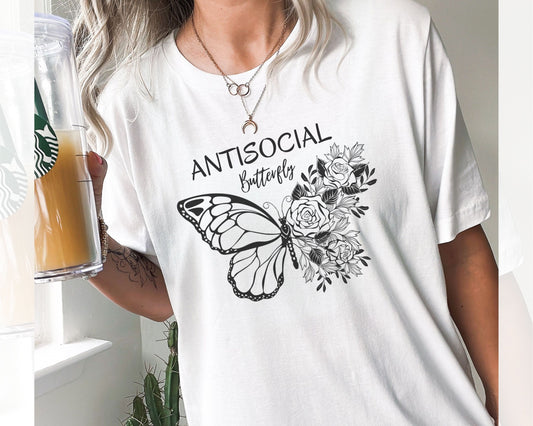 Antisocial Butterfly Unisex Tee