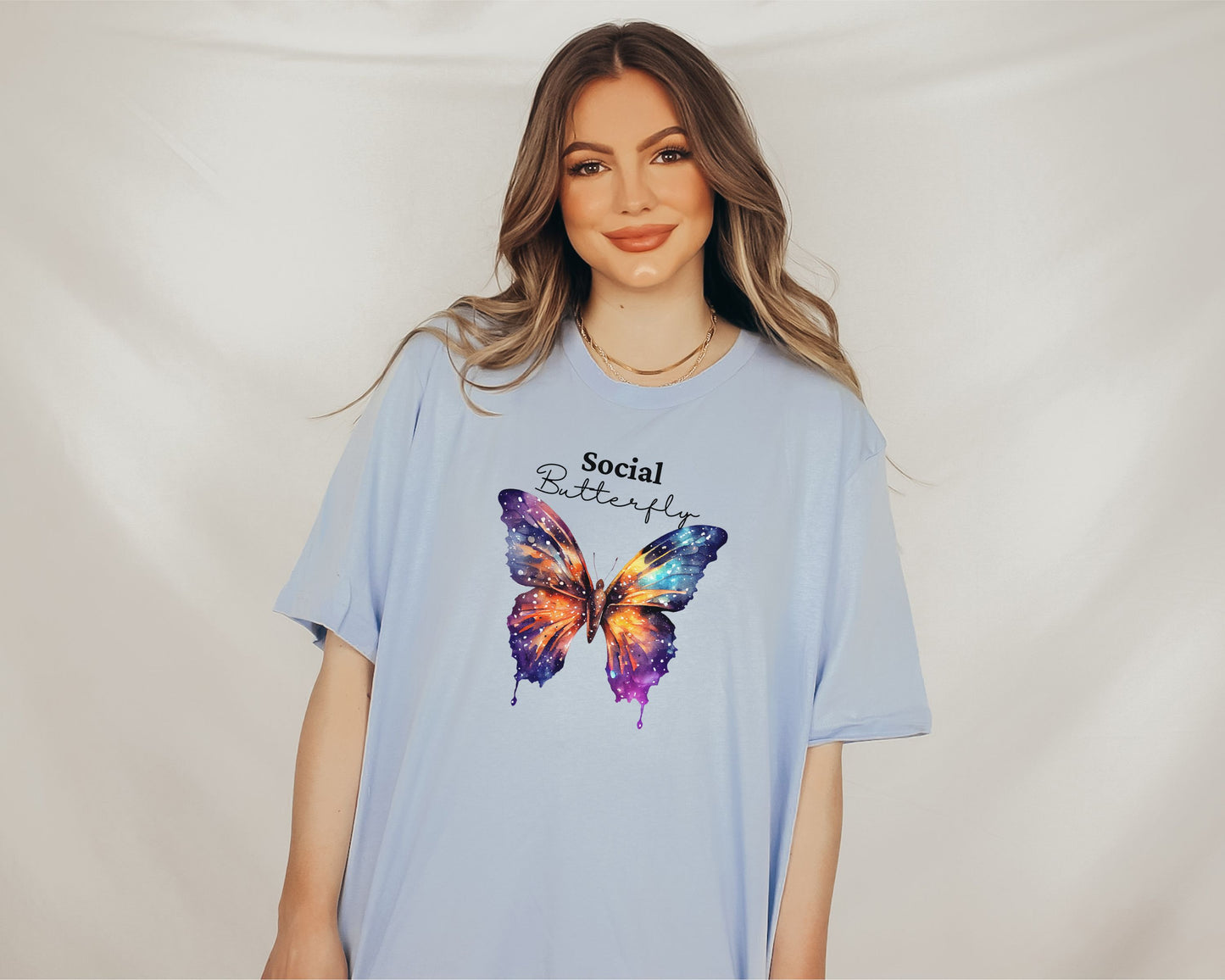 “Social Butterfly” Unisex Tee